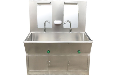 雙人洗手池手術(shù)室洗手池槽雙人多人式不銹鋼外科洗手臺