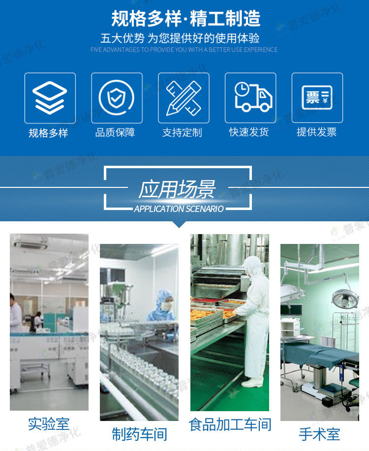 彩板風淋室不銹鋼凈化風淋室自動感應智能語音風淋室通道